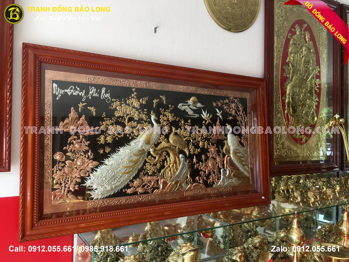 Tranh được mạ tam khí cực đẹp
