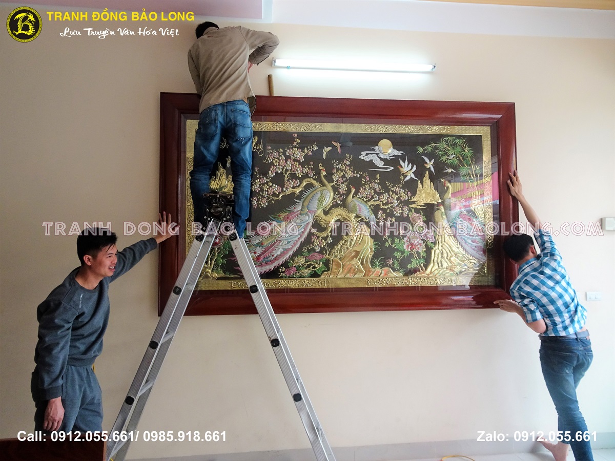 Tranh công mai hay còn gọi là tranh ngọc đường phú quý
