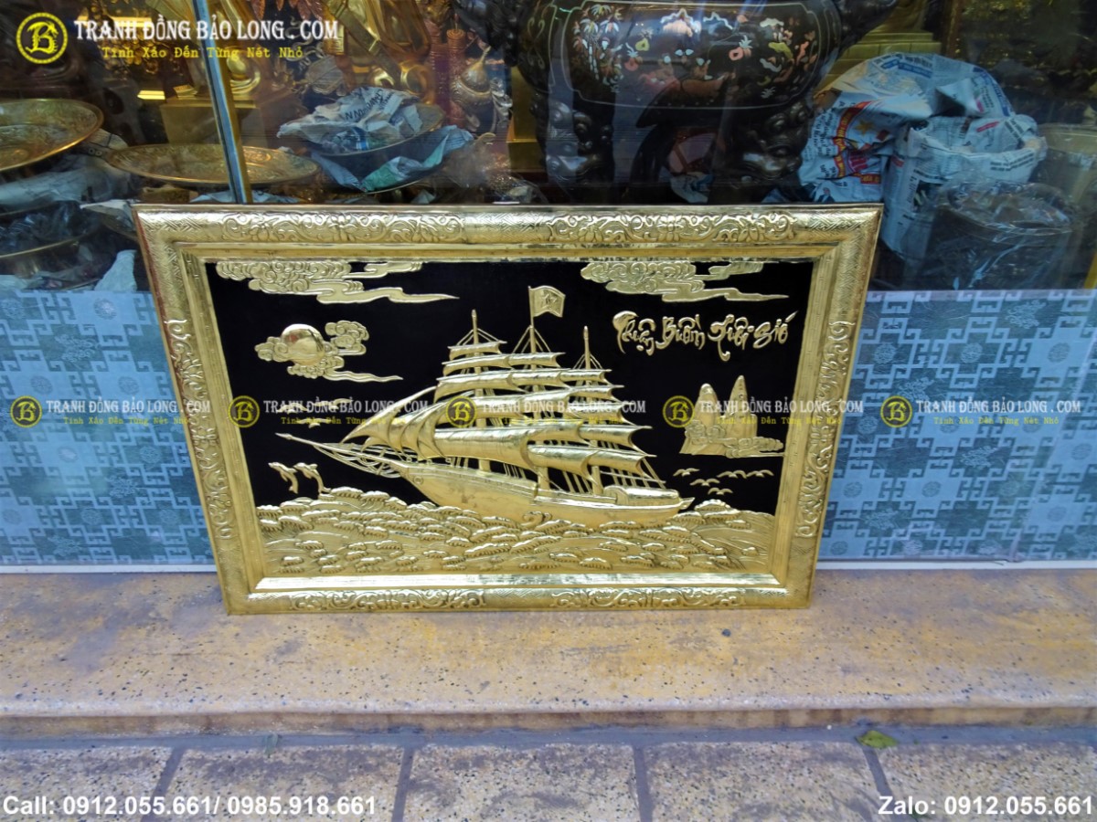 Tranh có khung tranh 88 x 61cm, ngoài ra nhiều khổ tranh khác để quý khách có thể lựa chọn