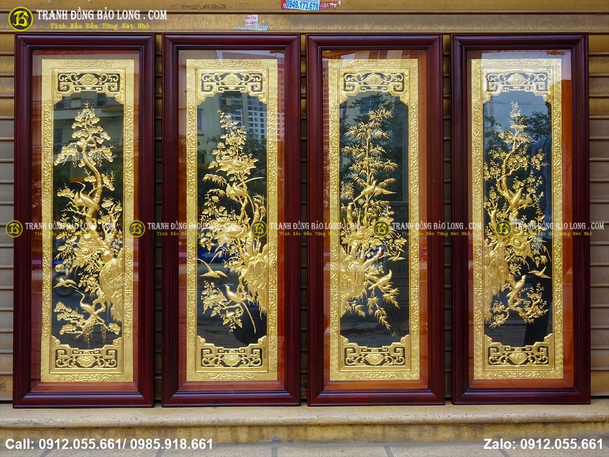 Tranh có kích thước 1m07 x 39cm
